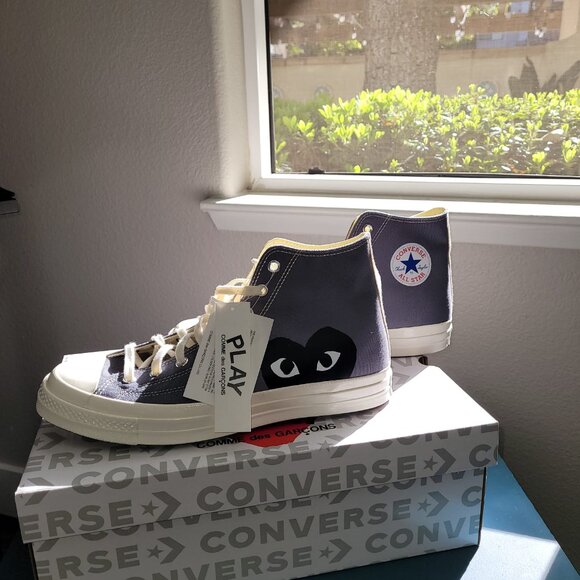 Converse Unisex Chuck Taylor High Top Converse Comme des Garçons (NEW w/tags) - Picture 2 of 8